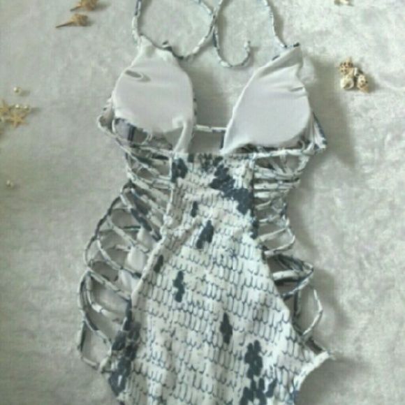 Print One Piece Swimsuits  Monokinis Women B - Picture 4 of 6